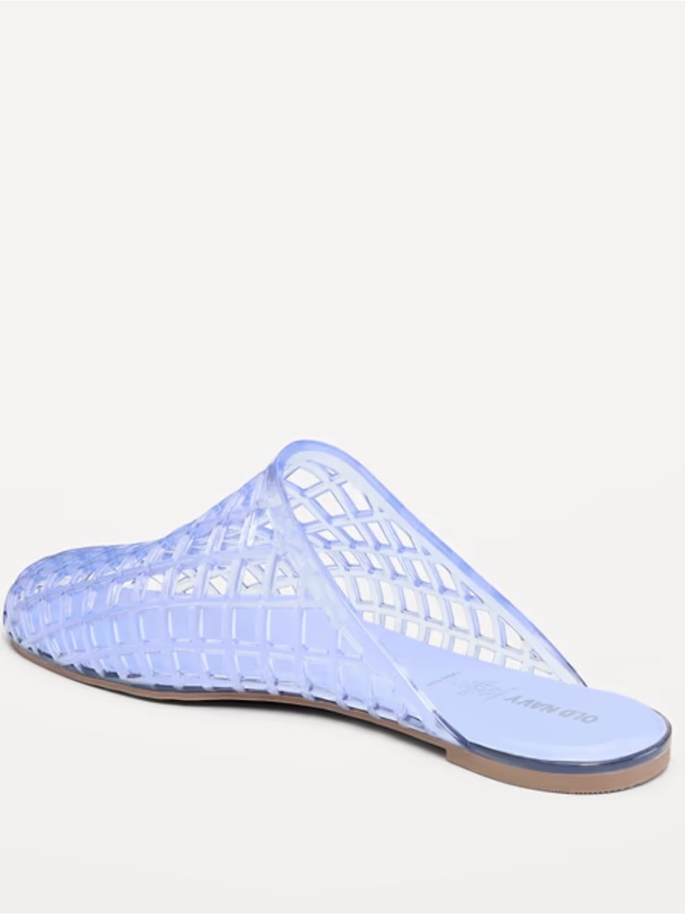 Woven Jelly Mule Slide - Light Blue - Picture 4 of 5